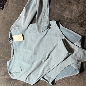 a new day Light Blue Long Sleeve Bodysuit